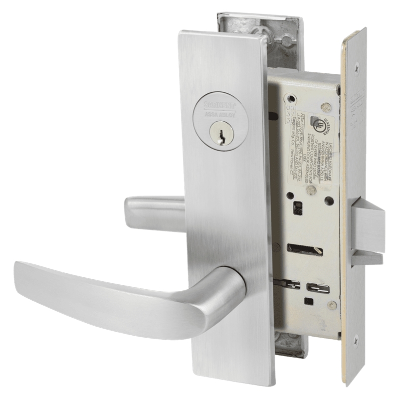 LW1B - B Lever with LW1 Escutcheon